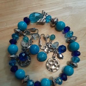 Custom made bracelet and earring sets